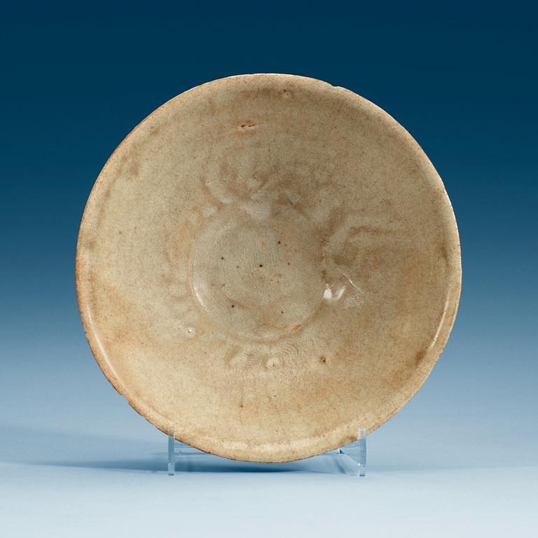 A celadon bowl, Song dynasty (960-1279).