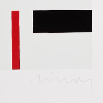 JO NIEMEYER, silkscreen, signed and numbered 26/75, 2012.