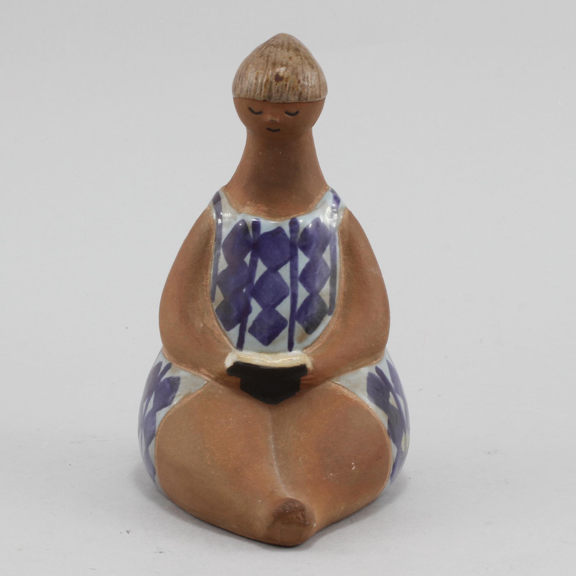FIGURIN, stengods, Lisa Larson, Gustavsberg, 1900-talets andra hälft.