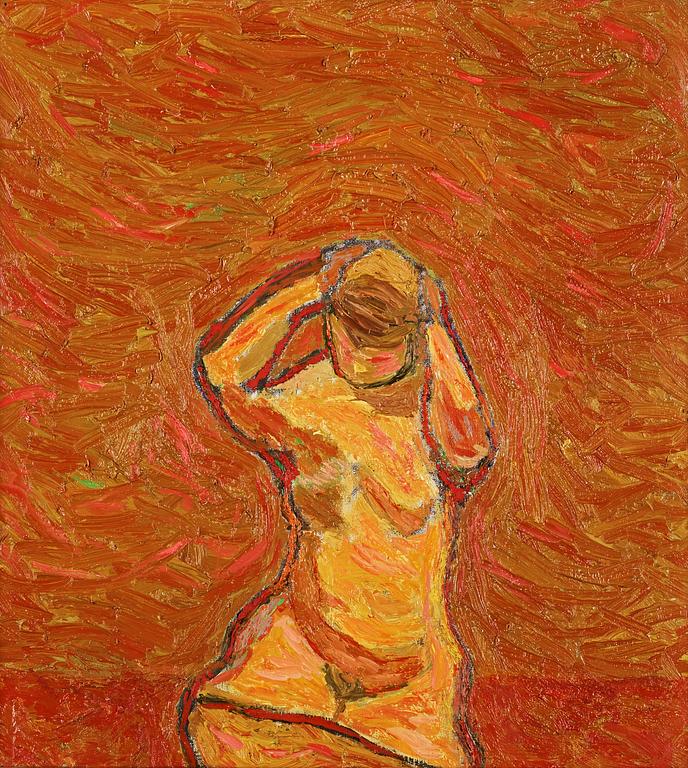 Evert Lundquist, "Stående modell, Viken" (Standing model).