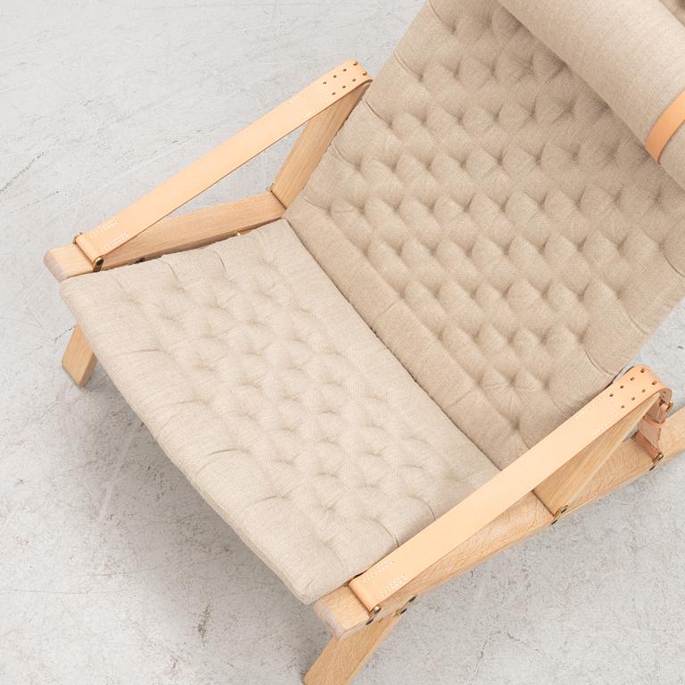 Preben Fabricius & Jørgen Kastholm, fåtöljer, ett par, "FK10 Plico Chair", Carl Hansen & Søn, Danmark.