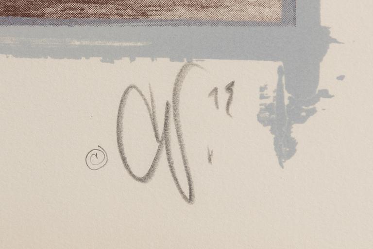 Claes Oldenburg, "Mitt Print with Bob".