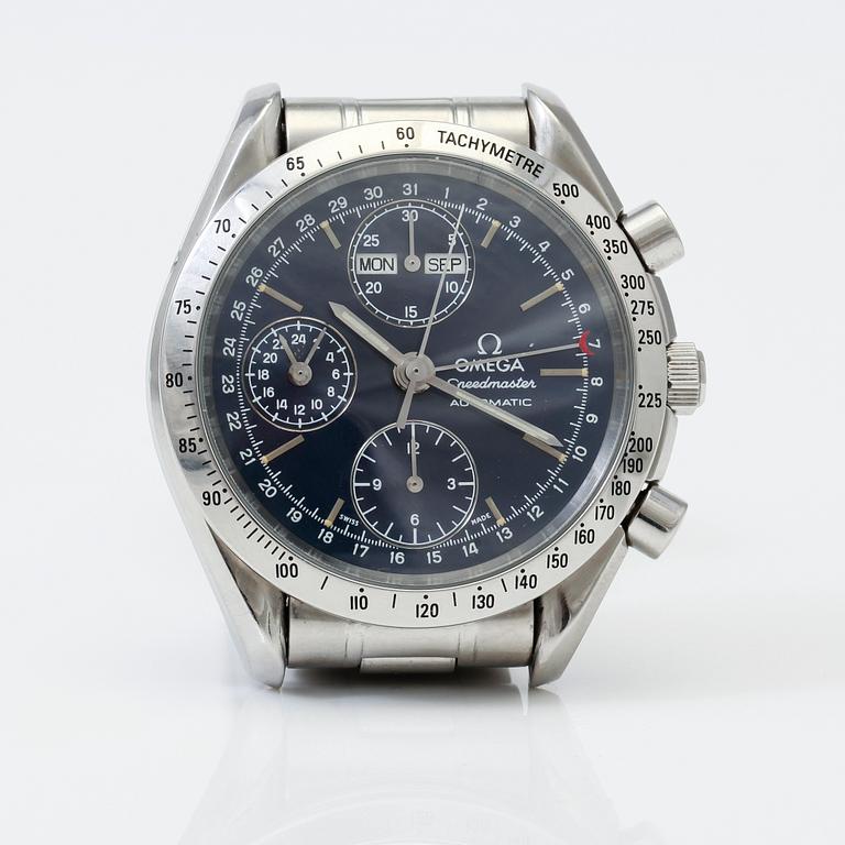 ARMBANDSUR, stål, Omega Speedmaster, Trippledate, Tachymeter, 1990-tal.