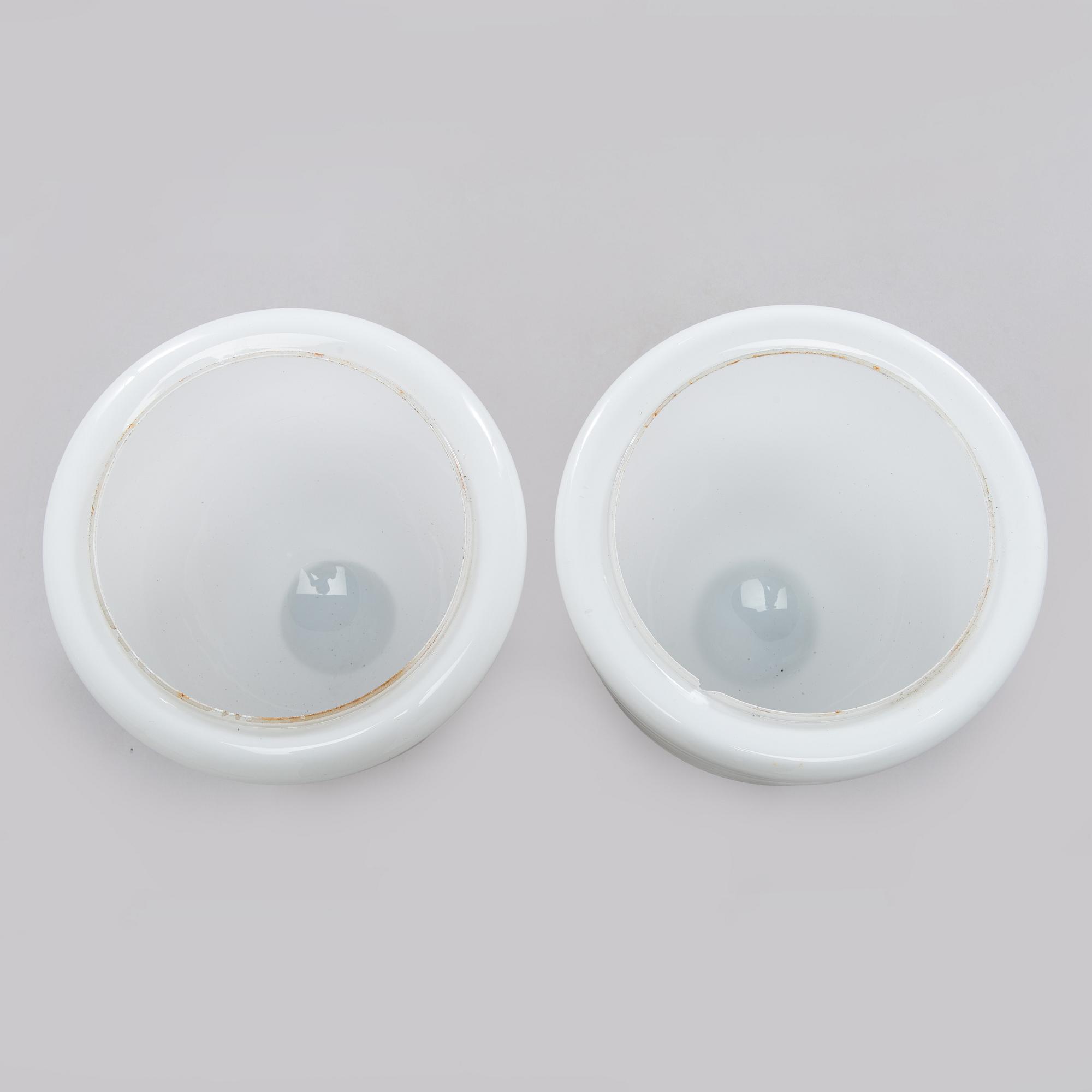 Paavo Tynell, a pair of mid-20th-century '80112-30' ceiling lights for Idman.