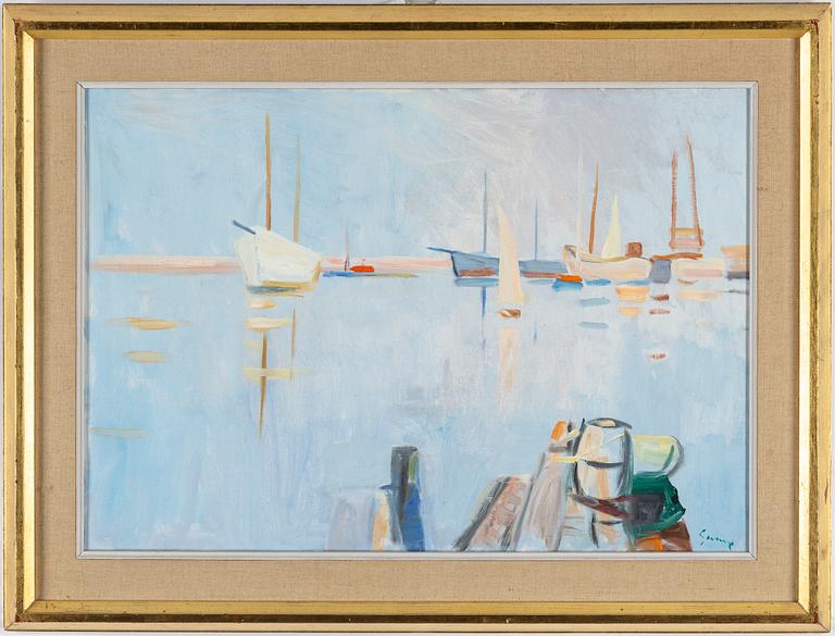 CARL GUNNE, oil canvas, signed.