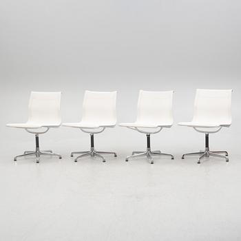Charles & Ray Eames, four of model EA 108 chairs, ICF, 1980s.