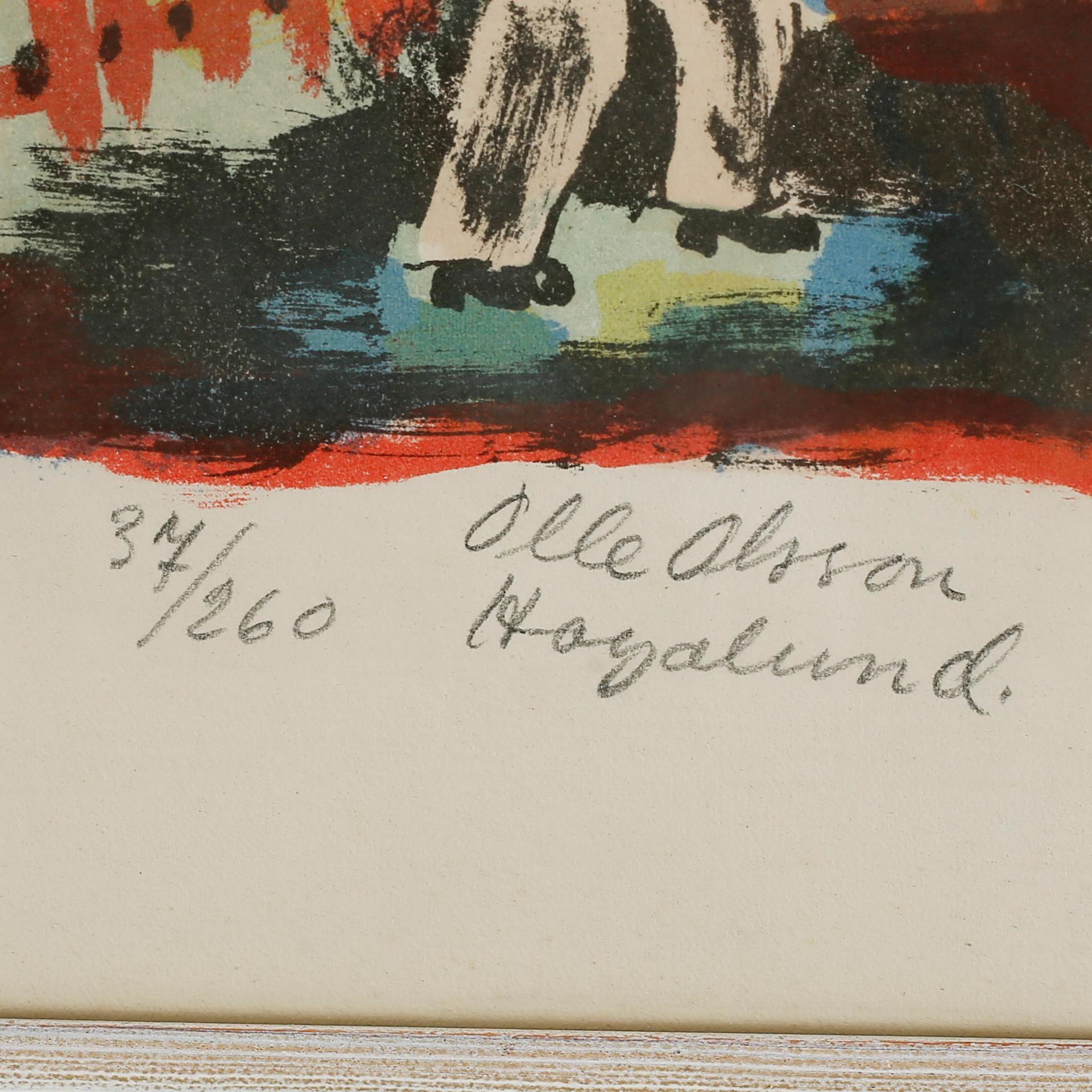color lithograph, numbered 37/260 and signed.
