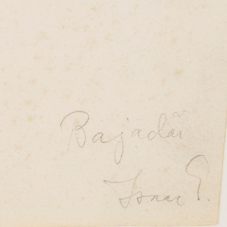 Isaac Grünewald, "Bajadär" from "Guden och bajadären".