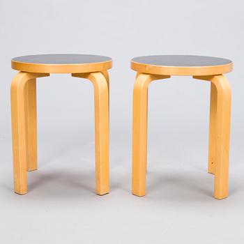 ALVAR AALTO, PALLAR, 4 st, E60, Artek, 1990-tal.
