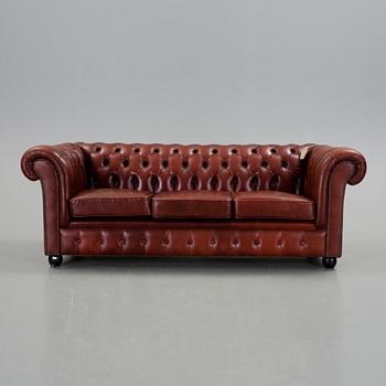 SOFFA, Chesterfield-modell, 1900-tal.