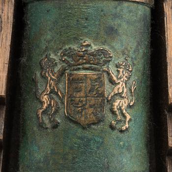 SALUTKANON "Sverige-kanon" Svensk Metallkonst Ab sent 1900-tal.