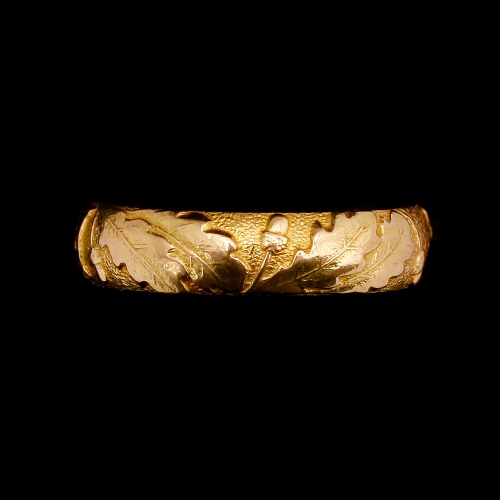 RINGAR, 2 st, 18 k guld. Vikt ca 9 g.