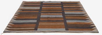 Margareta Grandin-Nettles, a flat weave carpet, c. 305 x 250 cm, signed GLH MG.