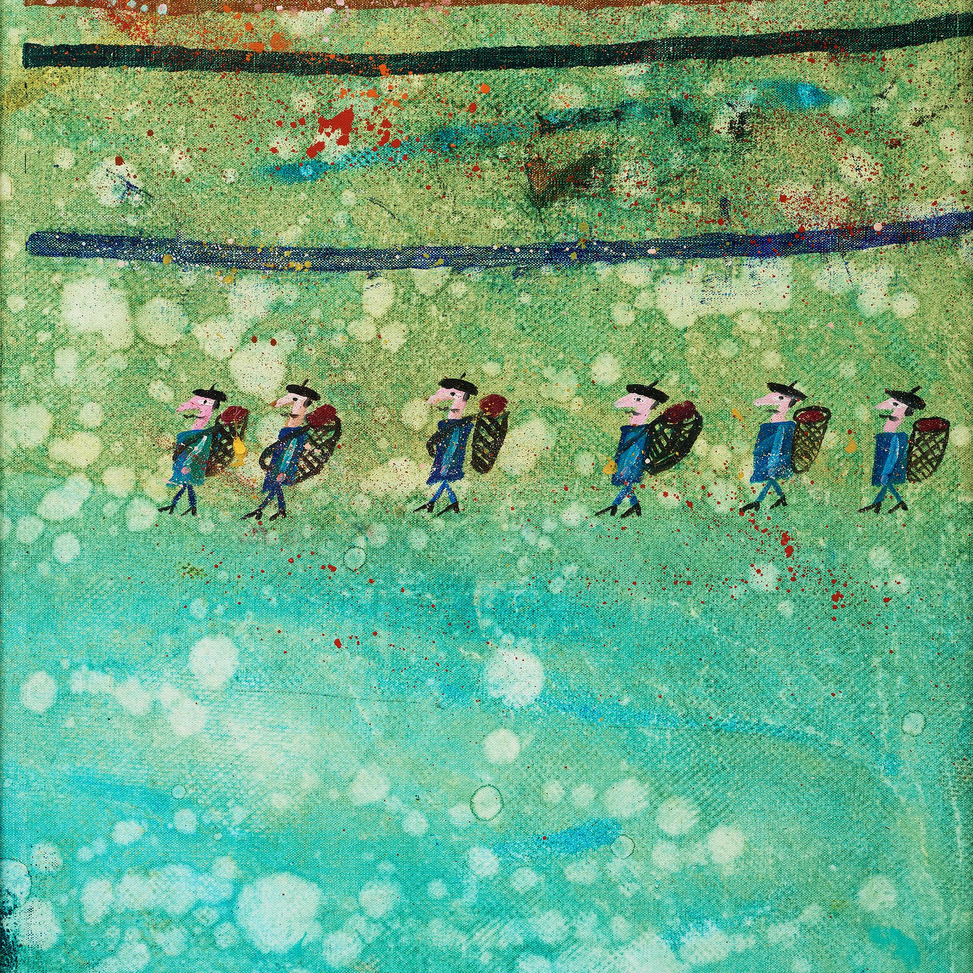 MADELEINE PYK, Olja på duk/pannå, signerad M. Pyk. Utförd 1978.