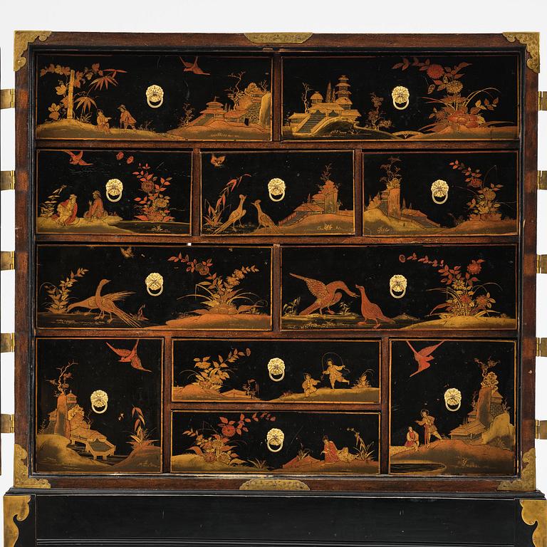 Kabinettskåp, troligen Tyskland, 1700-talets mitt.