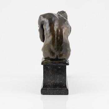 Victor Rousseau, sculpture, bronze, signed.