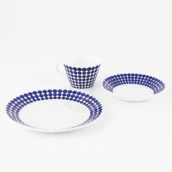 Stig Lindberg, kaffeservis, 39 delar, "Adam", benporslin, Gustavsberg.