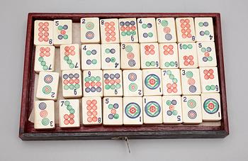 MAHJONGSPEL, Kina, 1900-talets första hälft.
