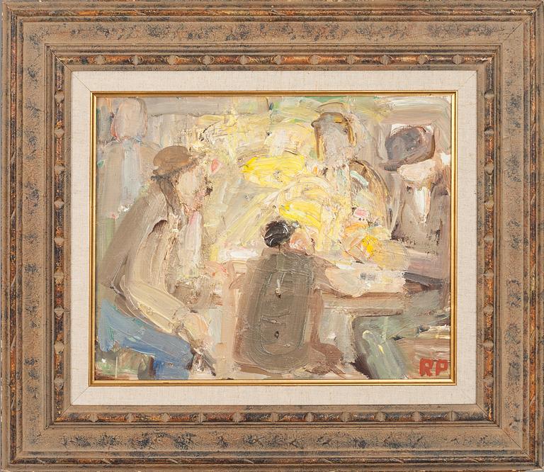 RAGNAR PERSON, olja på pannå, signerad.