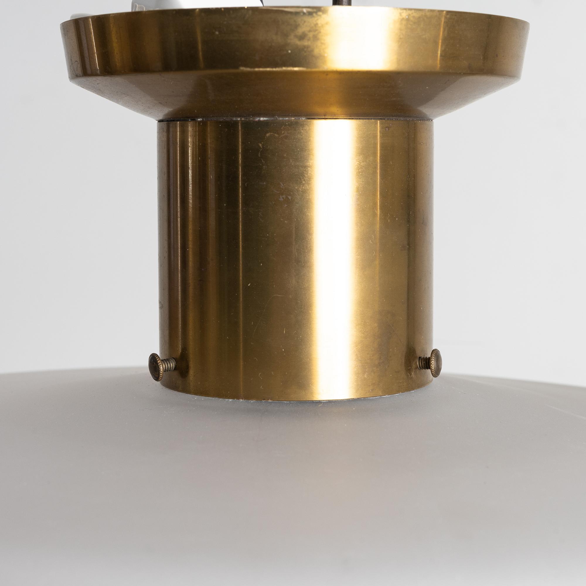 A pair of Swedish Modern ceiling lamps, 1940s/50s.