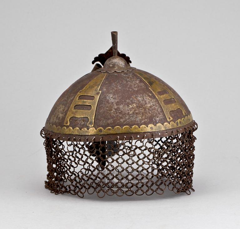 HJÄLM sk "Khula Khud", Indopersisk 1800-tal.