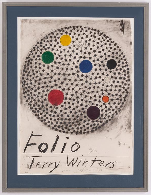 Terry Winters, lithographs in colours, 11, 1985-1986, signed. First lithograph numbered 26/39.