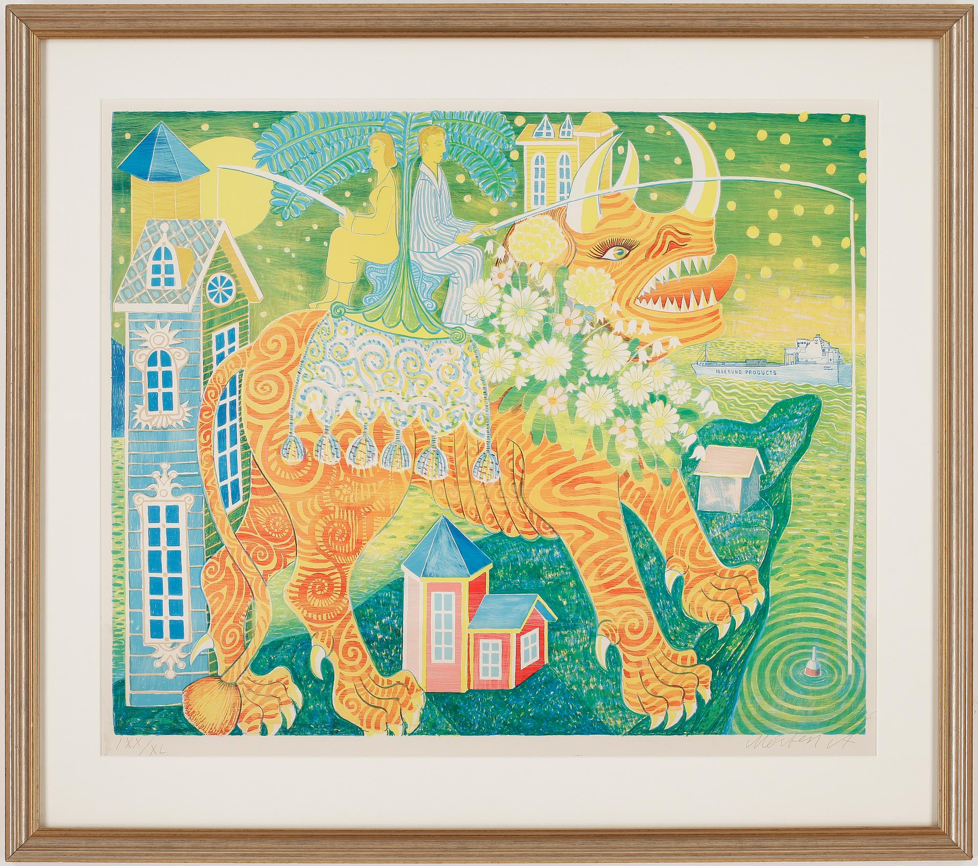 MÅRTEN ANDERSSON, litografi, signerad, ea-upplaga IXX/XL.