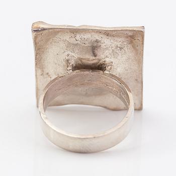 A sterling silver ring. Sirokoru, Turku 1972.