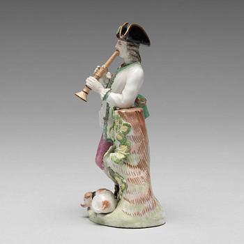 FIGURIN, porslin. Wien, 1700-tal.