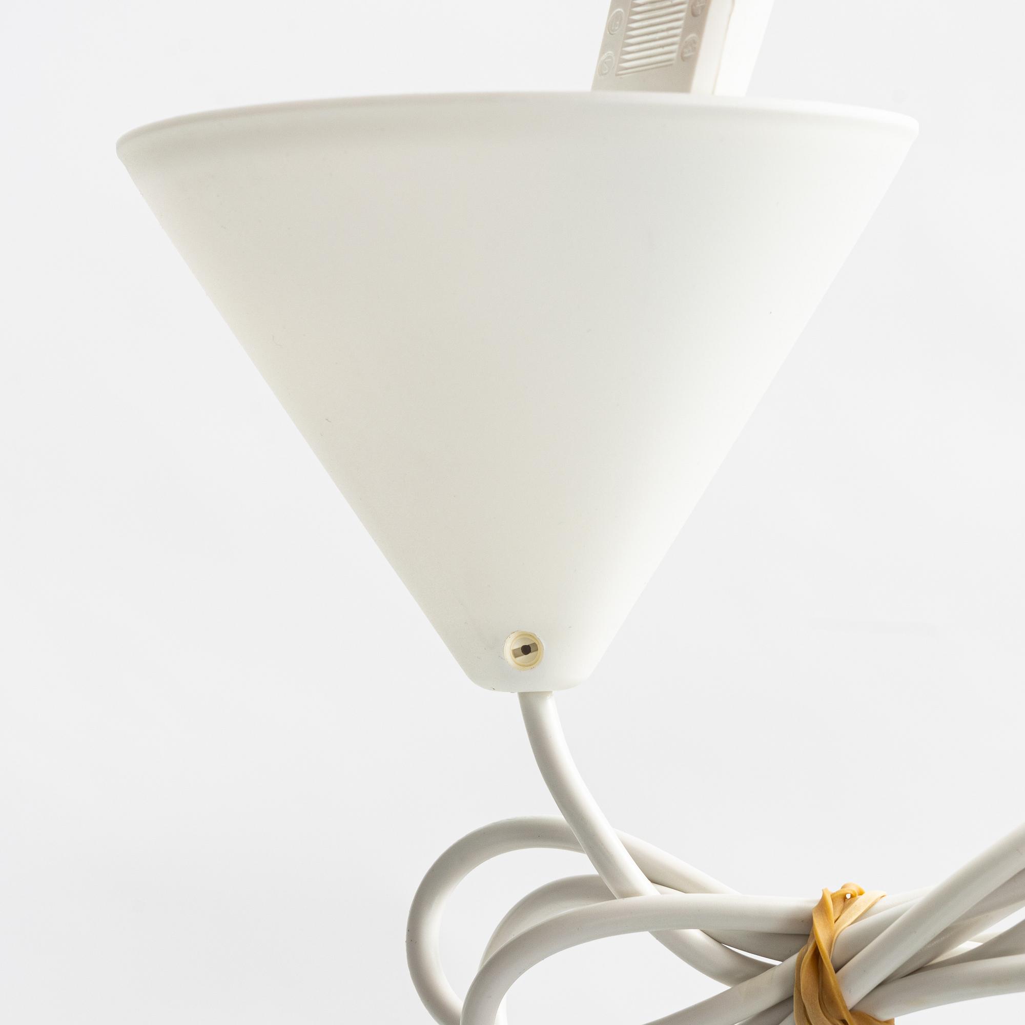 Uno & Östen Kristiansson, taklampa, "Discus", Luxus, Vittsjö, 1960-tal.