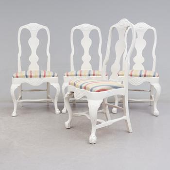 STOLAR, 4 st (2+2), senbarock, 1700-tal.