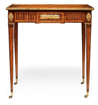 468. A Gustavian table signed by Georg Haupt.