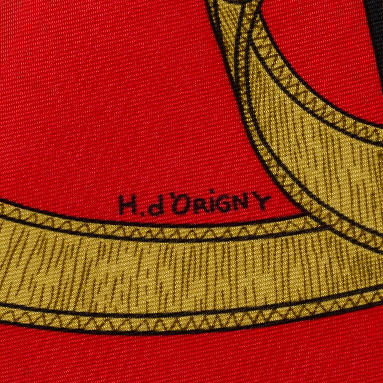 SCARF, Hermès, "Eperons d'Or",  issued 1974.