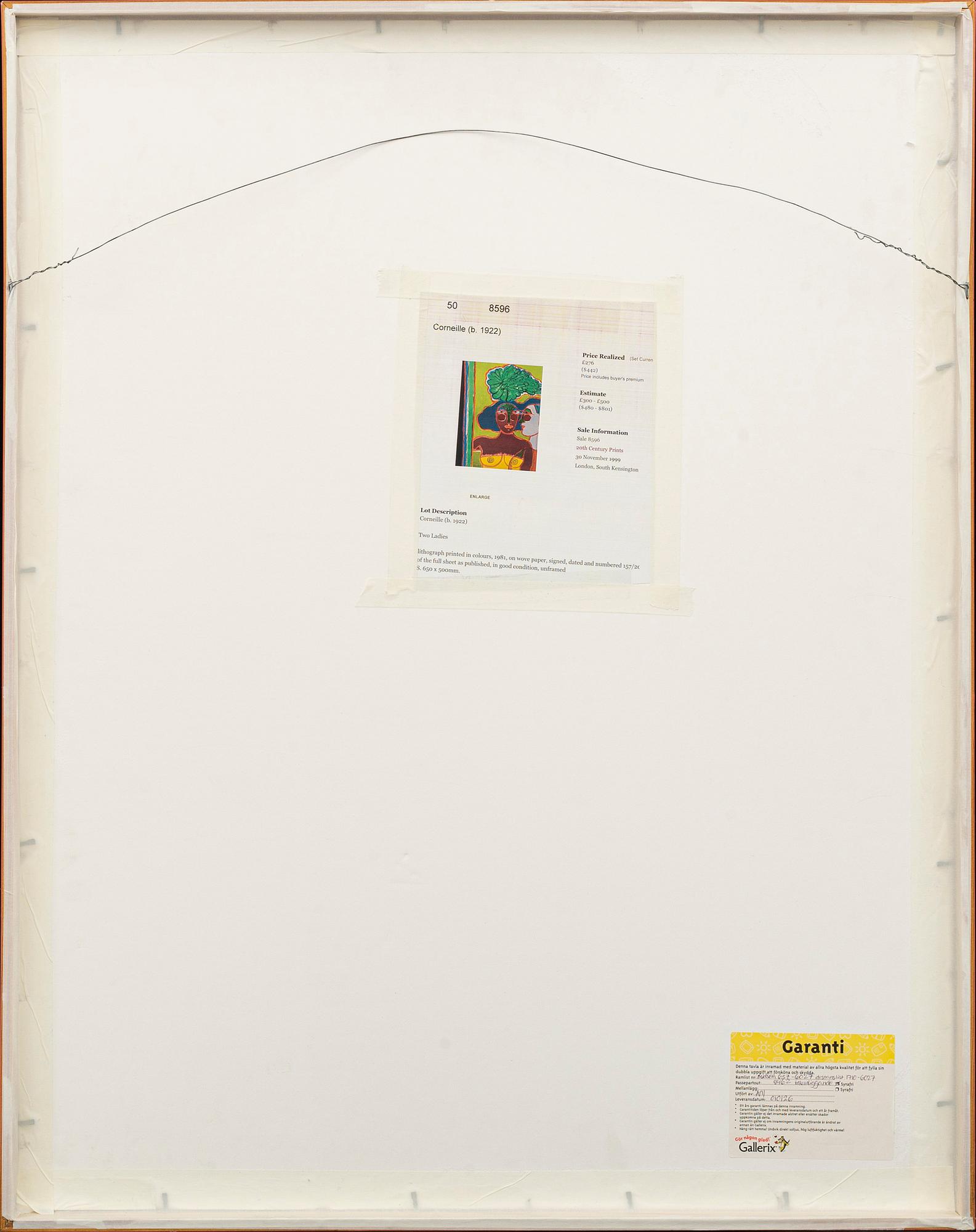 BEVERLOO CORNEILLE, lithograph, signed and numbered 170/200, dated 81.