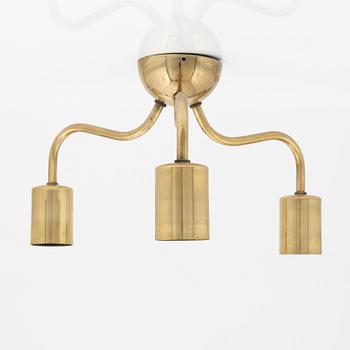 Josef Frank, taklampa, mässing, modell 2353, även kallad 'Spindeln', Firma Svenskt Tenn.