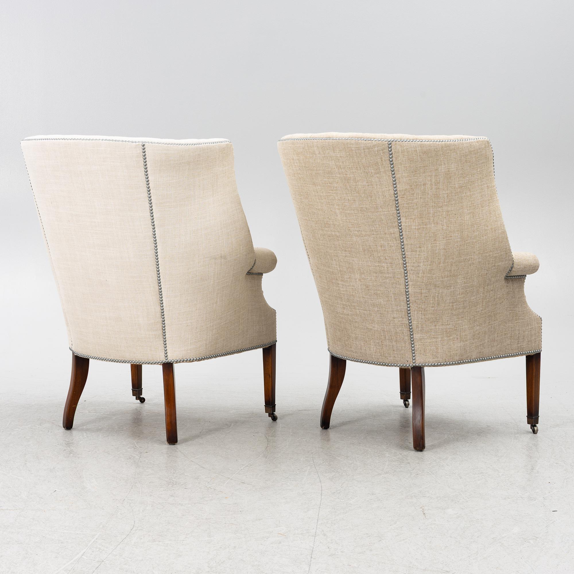 Armchairs, a pair, "Churchtown", Artwood.