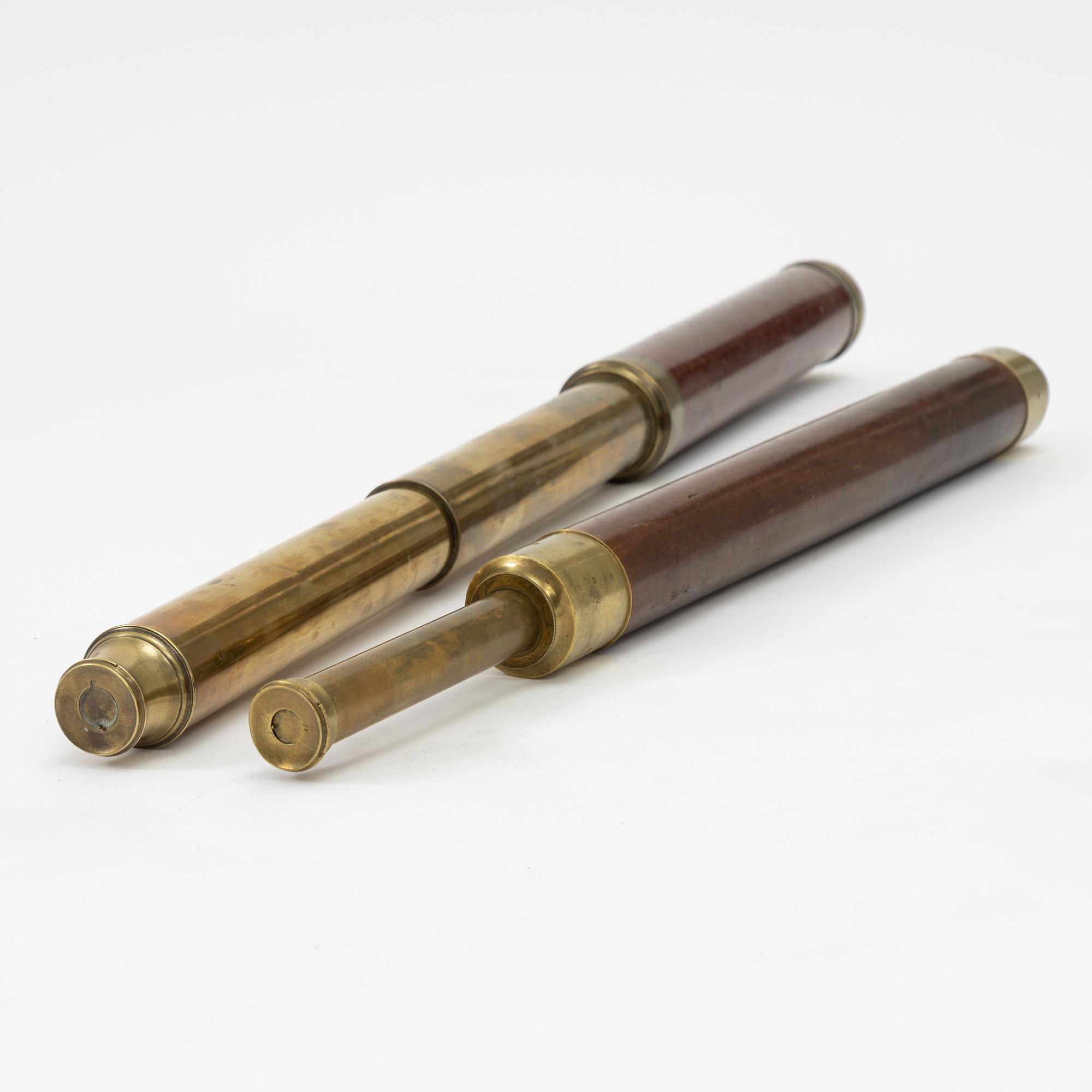 Two 19th century telescopes.