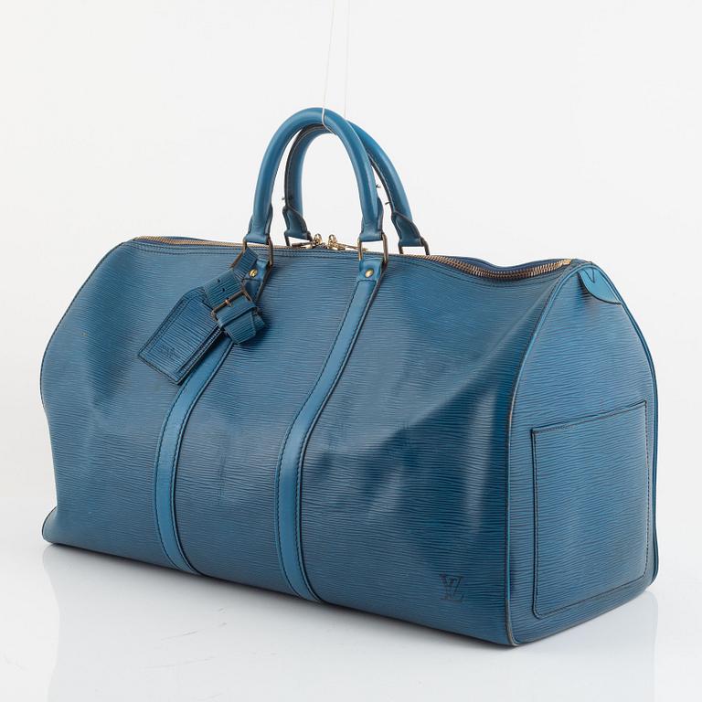 Louis Vuitton, weekendbag "Keepall Epi 50", 1989.