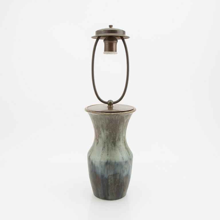 A porcelain table lamp by Bing & Gröndahl from the 1920's.