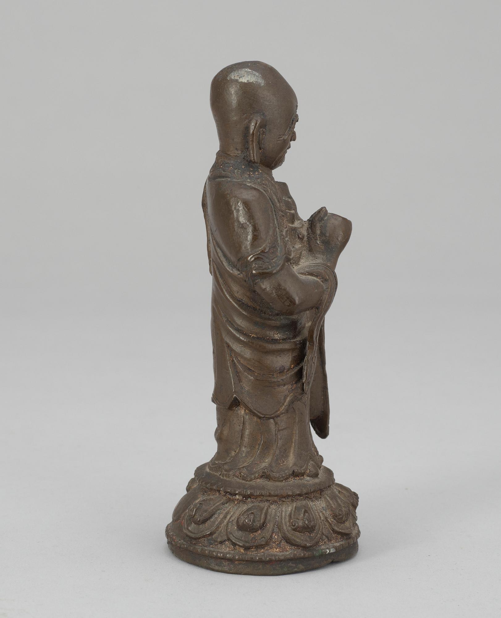 A bronze figure. Qing dynasty (1644-1914).