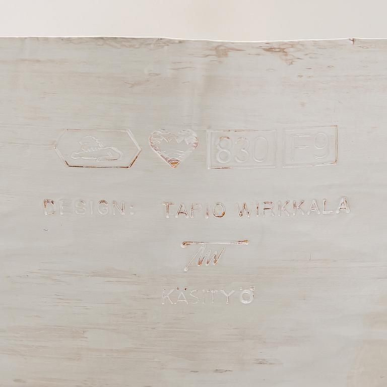 Tapio Wirkkala, a silver 'TW 243' bowl, Kultakeskus, Hämeenlinna 2007.