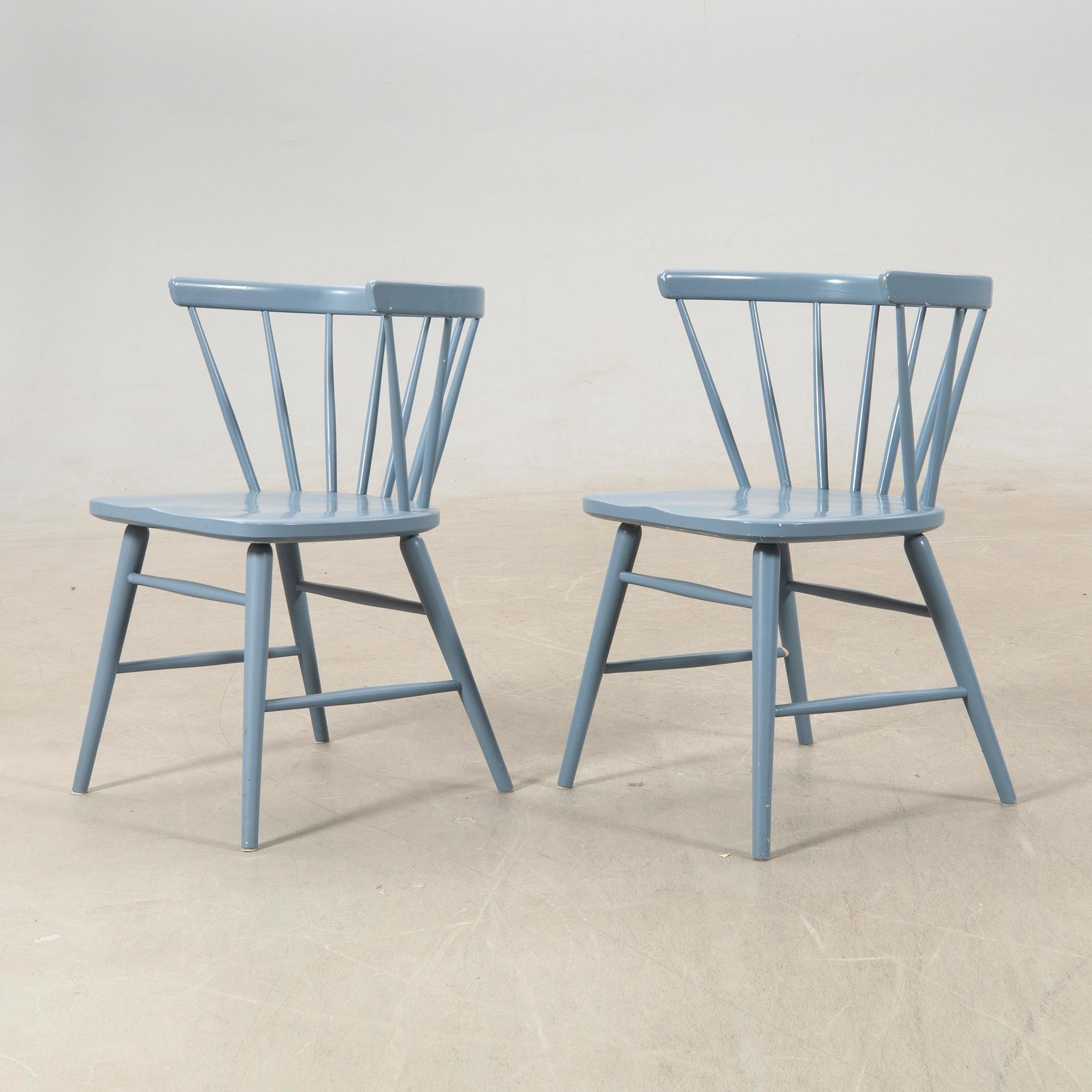 Armchairs, a pair "Florida", Bröderna Wigells Stolfabrik, second half of the 20th century.