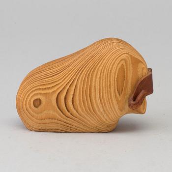 Arne Tjomsland, a wooden sculpture, Norway.
