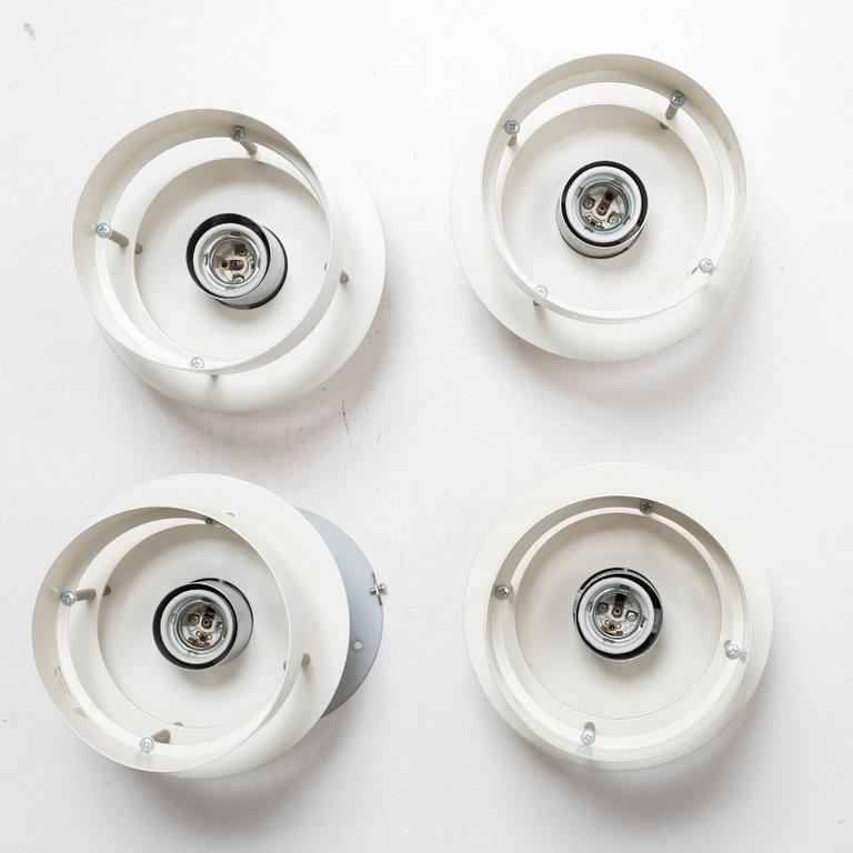 Four ceiling lamps, model 5185, Boréns, end of the 20th century.