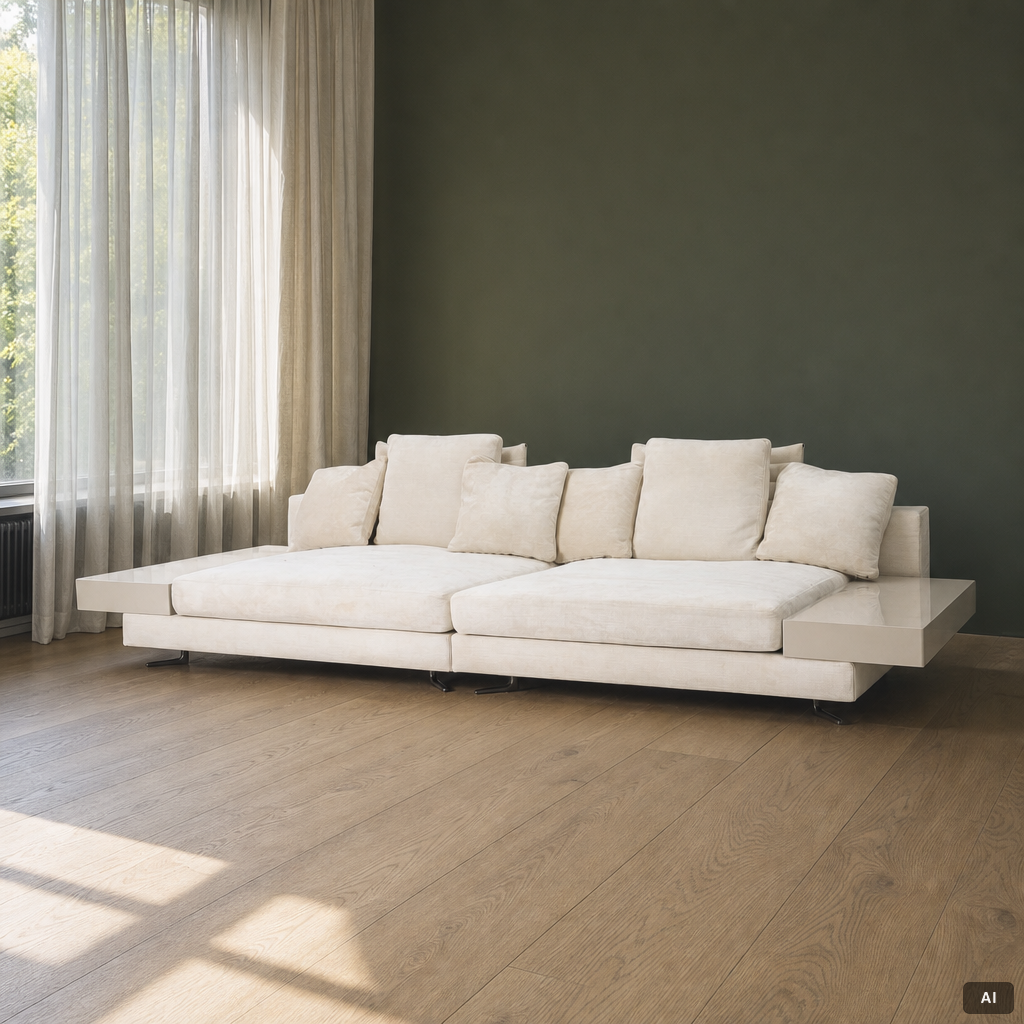 Rodolfo Dordoni, a "White" modular sofa, Minotti, Italy.