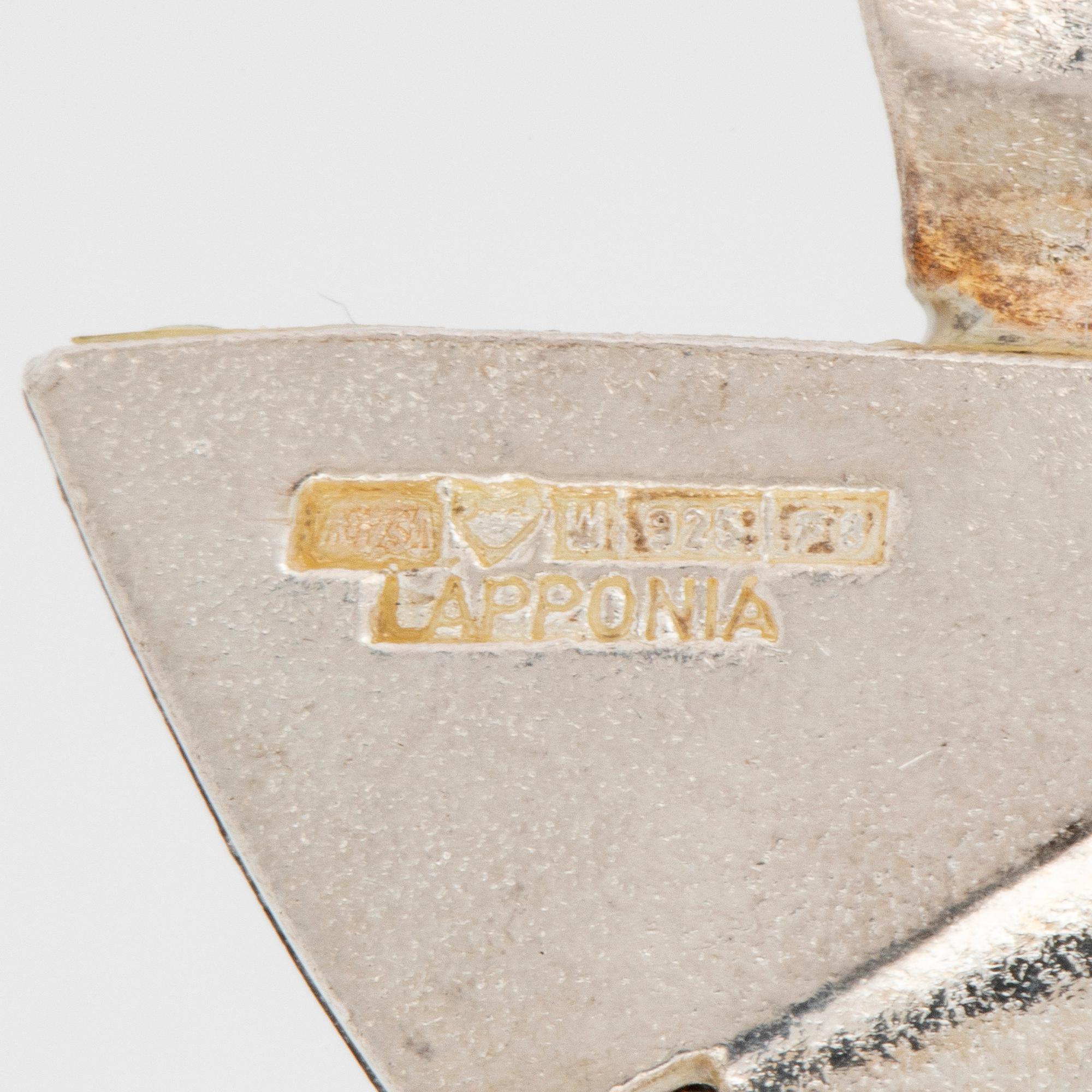 Sterling silver Lapponia necklace.