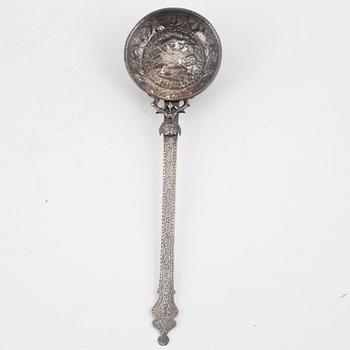 A Tiflis Silver Ladle, mark of Assay Master Egor Ivanovich Blomberg 1868.