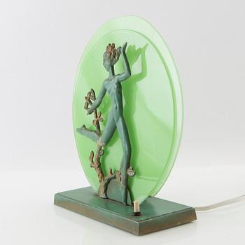 Table lamp Art Deco, first half of the 20th century.