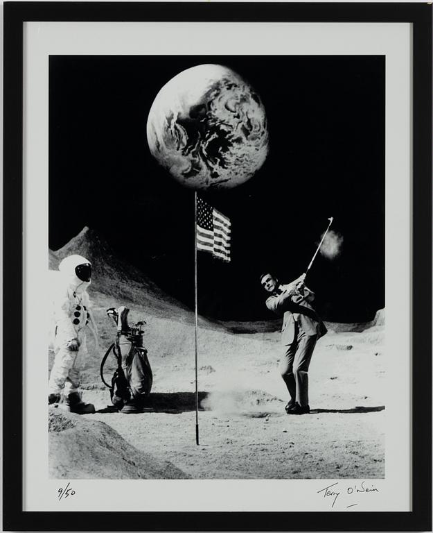 Terry O'Neill, "Sean Connery as James Bond on The Moon", 1971.