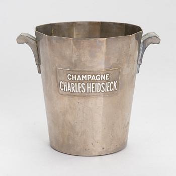 Champagne cooler, Charles Heidsieck, Argit, France 1920s-30s.